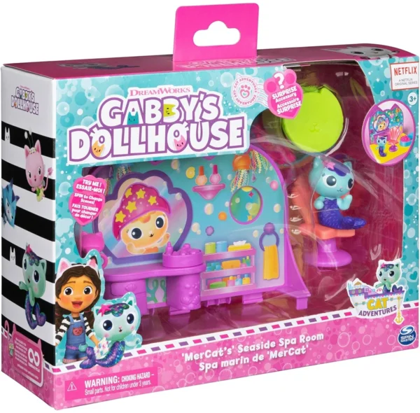 Spin Master Gabby's Dollhouse Deluxe Room Playset - Wellness szoba szurikátával (6068286)