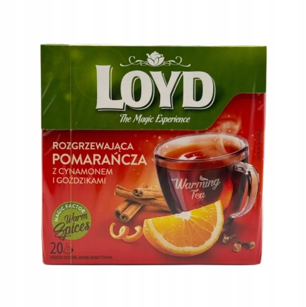 Loyd Melegítő Narancs tea fahéjjal és szegfűszeggel 20x2g (5900396018625)