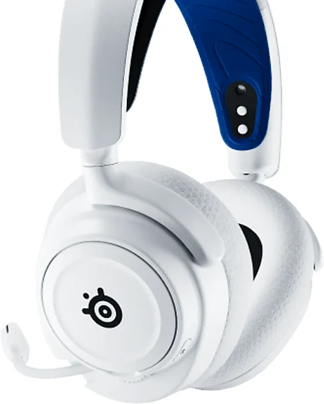 STEELSERIES Arctis Nova 7P vezeték nélküli fejhallgató mikrofonnal, USB-C + Bluetooth, PC & PS, fehér