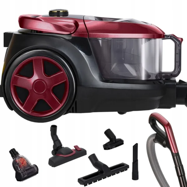 MPM Porzsák Nélküli Porszívó Mpm MOD-61 Ciklon Erős 850W HEPA13 Turbo Kefe (MD-61)