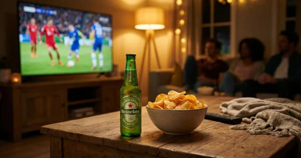 Bajnokok Ligája Döntő 2026 Heineken sör és Lays fél áron