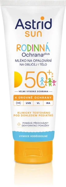 ASTRID SUN családi naptej SPF 50+ 250 ml naptej