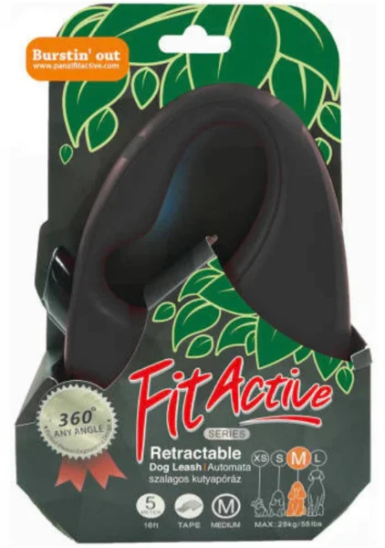 FitActive automata póráz L tape 5m black