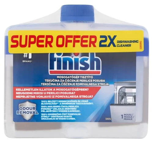 Finish Regular Mosogatógép tisztító 500ml + Ajándék mintatermék
