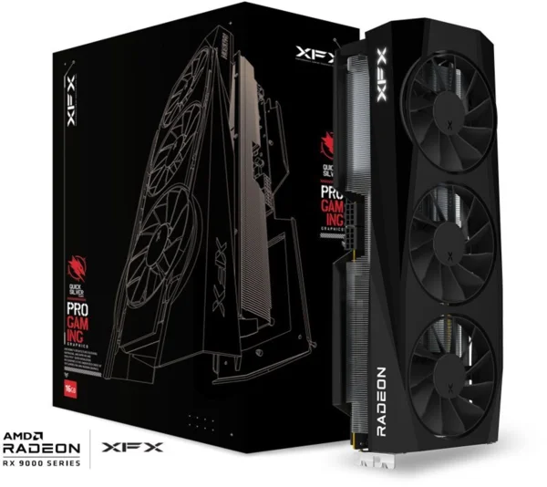 XFX Quicksilver AMD Radeon RX 9070 XT 16G videókártya