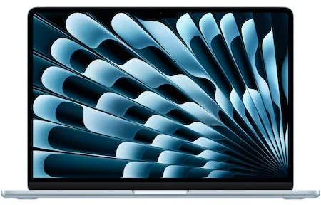 Apple MacBook Air 13" M4 processzor, 10/8, 16GB RAM, 256GB, Nemzetközi billentyűzet, Égkék