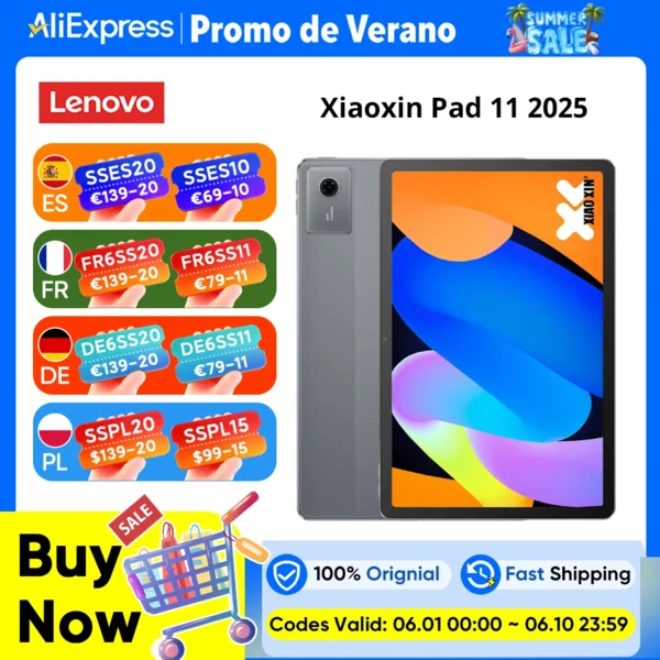 Global ROM Lenovo Xiaoxin Pad 11 2025 Tablet 11"