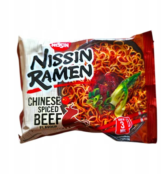 Nissin Ramen instant kínai leves 66,8g marhahús x10db