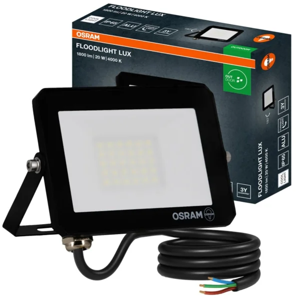 Osram Led Reflektor Kültéri Halogén Lámpa 20W 4000K 1800lm IP65 Osram (4099854489501)