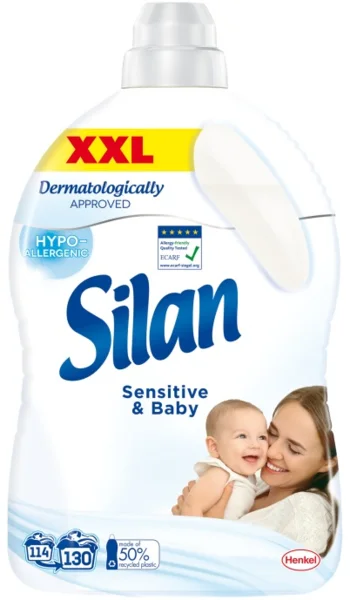 Silan Sensitive and Baby folyékony öblítő 2860 ml