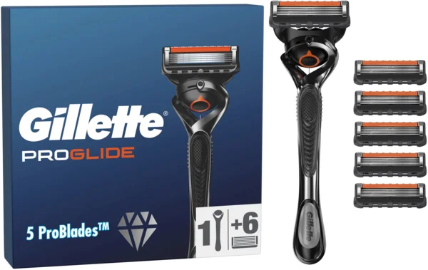 GILLETTE Proglide + fejek, 6 darab borotva