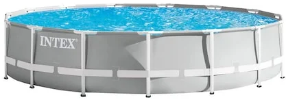 Intex 26724NP fémvázas körmedence, vízforgató, létra, alátét, takaró, 457x107cm