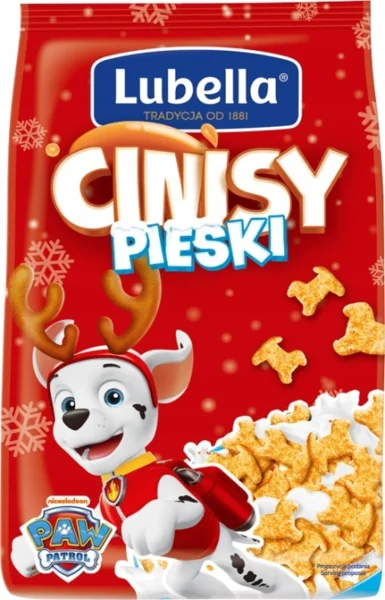 LUBELLA Cinisy Reggelizőpehely Fahéjas Kutyák Mancs Őrjárat 500g