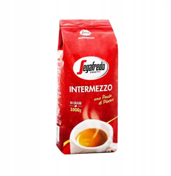 Szemes kávé keverék Segafredo Zanetti INTERMEZZO 1000 g Szemes kávé automata kávéfőzőhöz