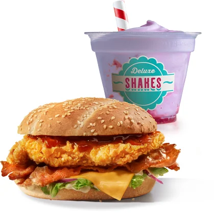 KFC Vakáció Kupon - Grander + Vörösáfonyás Shake (180 ml)