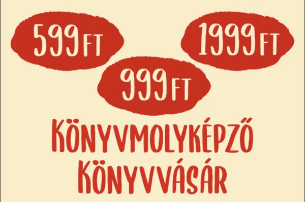 599/999/1.999 forintos könyvvásár