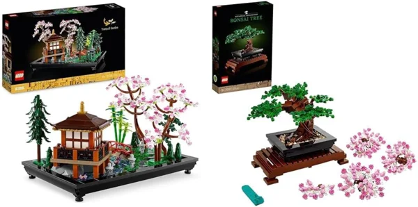 LEGO Icons Garden of Silence 10315 és 10281