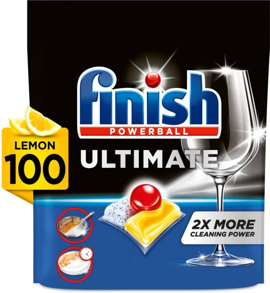 FINISH Ultimate All in 1 Lemon Sparkle 100 db mosogatógép tabletta (AlzaPlus+)