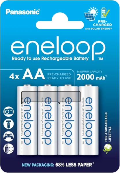 Panasonic AA eneloop 2000mAh (4 db)