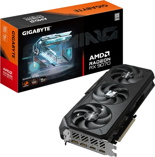 GIGABYTE Radeon RX 9070 GAMING OC 16GB GDDR6 256bit (R9070GAMING OC-16GD) Videokártya