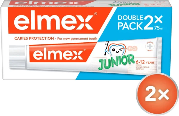 ELMEX Junior duopack 2 × 75 ml fogkrém (AlzaPlus+)