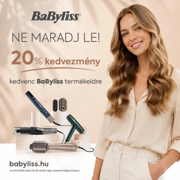 20% kedvezmény Babyliss termékekre
