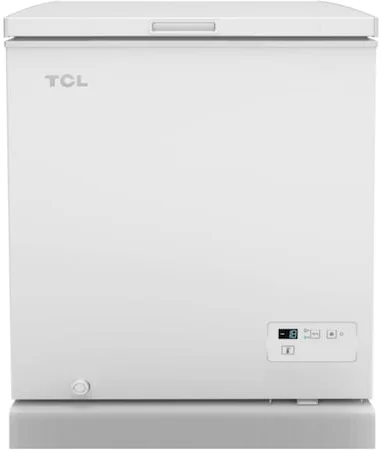 TCL CF140EWE0 Fagyasztóláda, 140 l, leolvasztás, elektronikus vezérlés, LED-es világítás, 1 rekesz, E energiaosztály, fehér