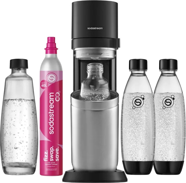 SodaStream Duo szódagép + 4 palack és CO2 patron