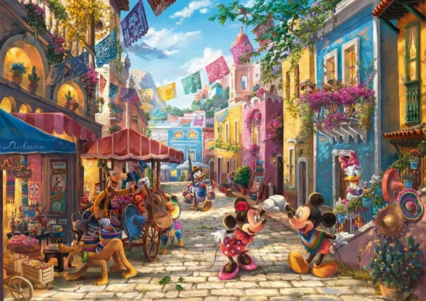 Schmidt Spiele Disney: Miki és Minnie Mexikóban 6000 db-os puzzle (Thomas Kinkade)