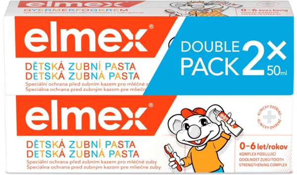 ELMEX Kids duopack 2 × 50 ml fogkrém (AlzaPlus+)