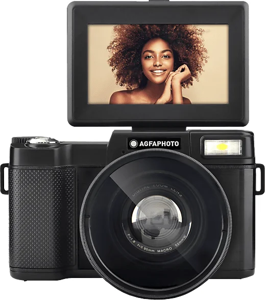 Agfa Realishot VLG4KDIG Vlogger fényképezőgép, 16x digitális zoom (AG-VLG4KDIG)