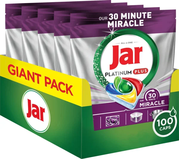 Jar Platinum Plus 30 Minute Miracle 100 db mosogatógép tabletta (AlzaPlus+)
