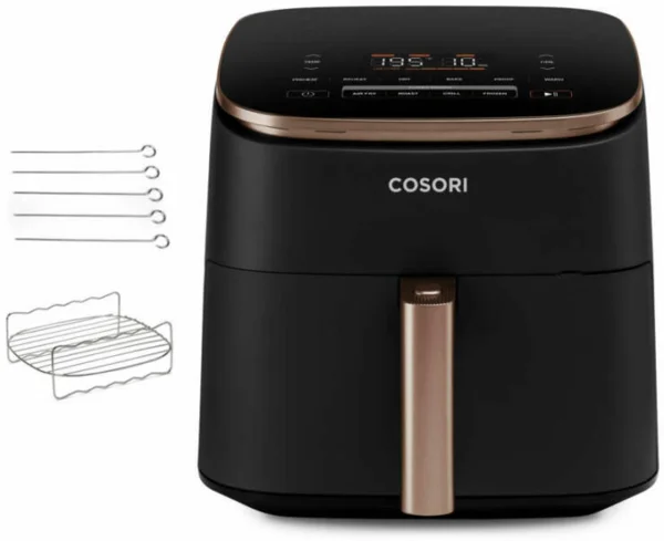 Cosori TurboBlaze 9 az 1-ben forrólevegős sütő (XXL, 6L)