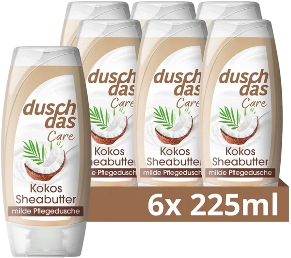 Duschdas Coconut & Shea Butter tusfürdő csomag (6x225 ml)