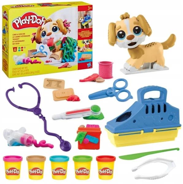 Play-Doh Gyurma Állatorvosi látogatás 2024-es verzió F3639 (F36395L00)