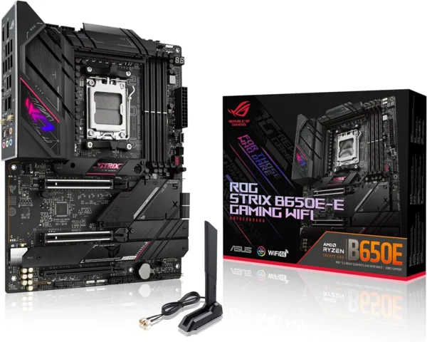 ASUS ROG Strix B650E-E Gaming WiFi alaplap (AMD AM5, ATX, DDR5, PCIe 5.0, WiFi 6E)