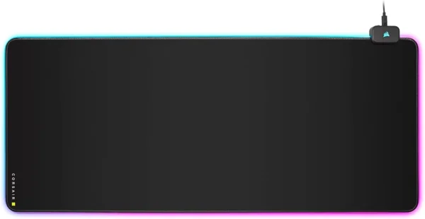 Corsair MM700 RGB szövet gamer egérpad (Extended, 930mm x 400mm, fekete)
