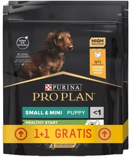 Purina PRO PLAN kölyökkutyáknak csirke rizzsel 700g+700g