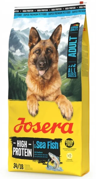 Josera High Protein Felnőtt Sea Fish 12, 5kg Kutyaeledel Közepes termetű kutyák számára