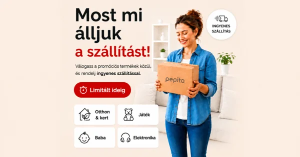 Ingyenes szállítás egyes Candy gépekre a Pepitánál