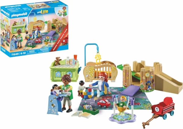 Playmobil MyLife 71649 Mászókás játszótér játékszett 5 figurával
