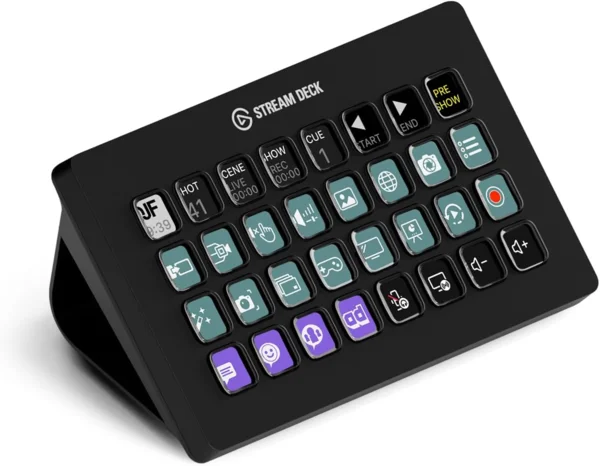 Elgato Stream Deck XL stúdióvezérlő, 32 programozható LCD gomb, Mac/PC