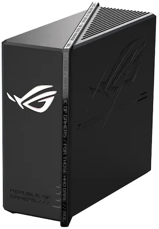 Asus RogStrix GS-BE18000 Gamer Router, Háromsávos 18000 Mbps WiFi 7, Négymagos 2.0GHz-es CPU, 256 MB Flash és DDR4 2 GB RAM, AiProtection Pro, AiMesh
