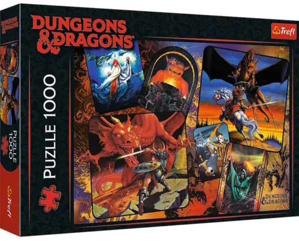 Trefl Puzzle 1000 - A Dungeons Dragons eredete Hasbro