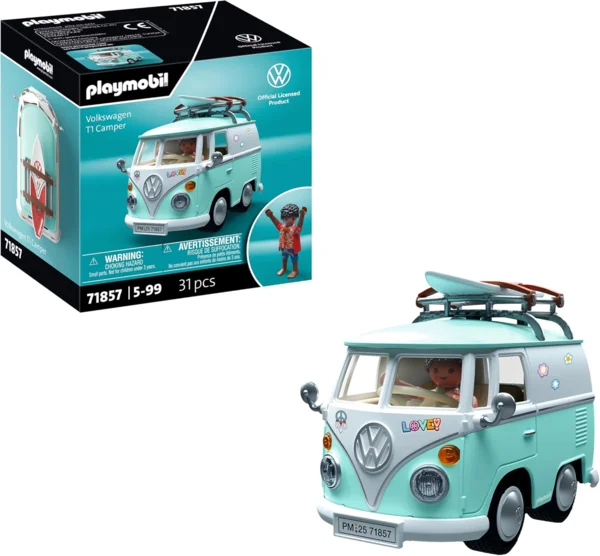 Playmobil Volkswagen T1 Camper modellautó (71857)
