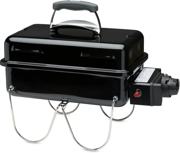 Weber Go-Anywhere hordozható gázgrill, 42x26 cm, fekete