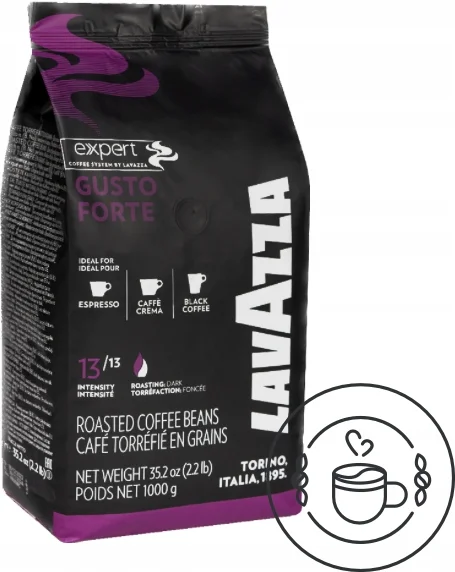 Robusta szemes kávé Lavazza Expert Gusto Forte 1000 g