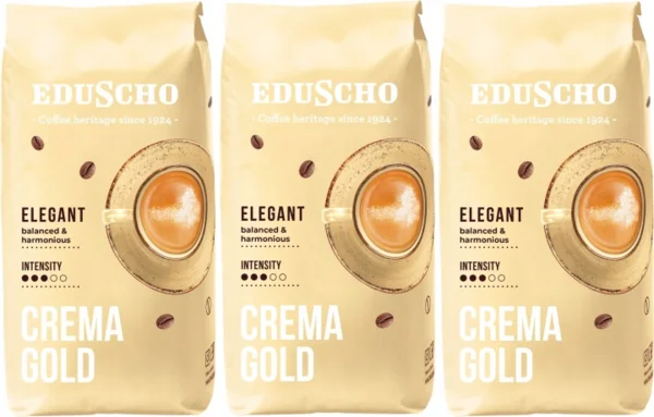 Crema Gold Eduscho szemes kávé 3 x 1 kg