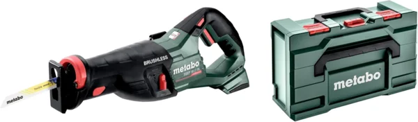 Metabo SSEP 18 LT BL akkus orrfűrész, kefe nélküli, metaBOX-szal (akku és töltő nélkül)