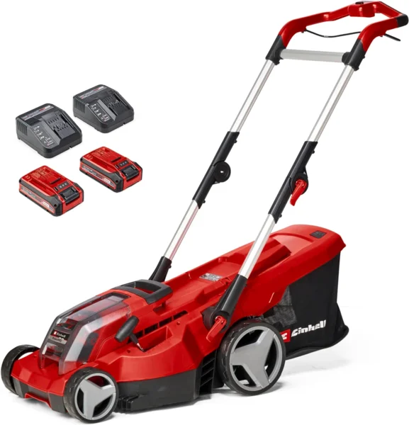 Einhell Rasarro 36/36 akkumulátoros fűnyíró, 36 cm, 2x3.0Ah akkuval és töltővel